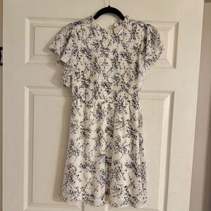 Charmed Heart Blue and White Floral Dress